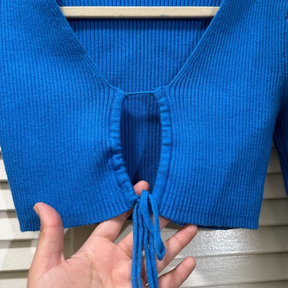 Zara Ribbed Knit Long Sleeve - Picture 4 of 6